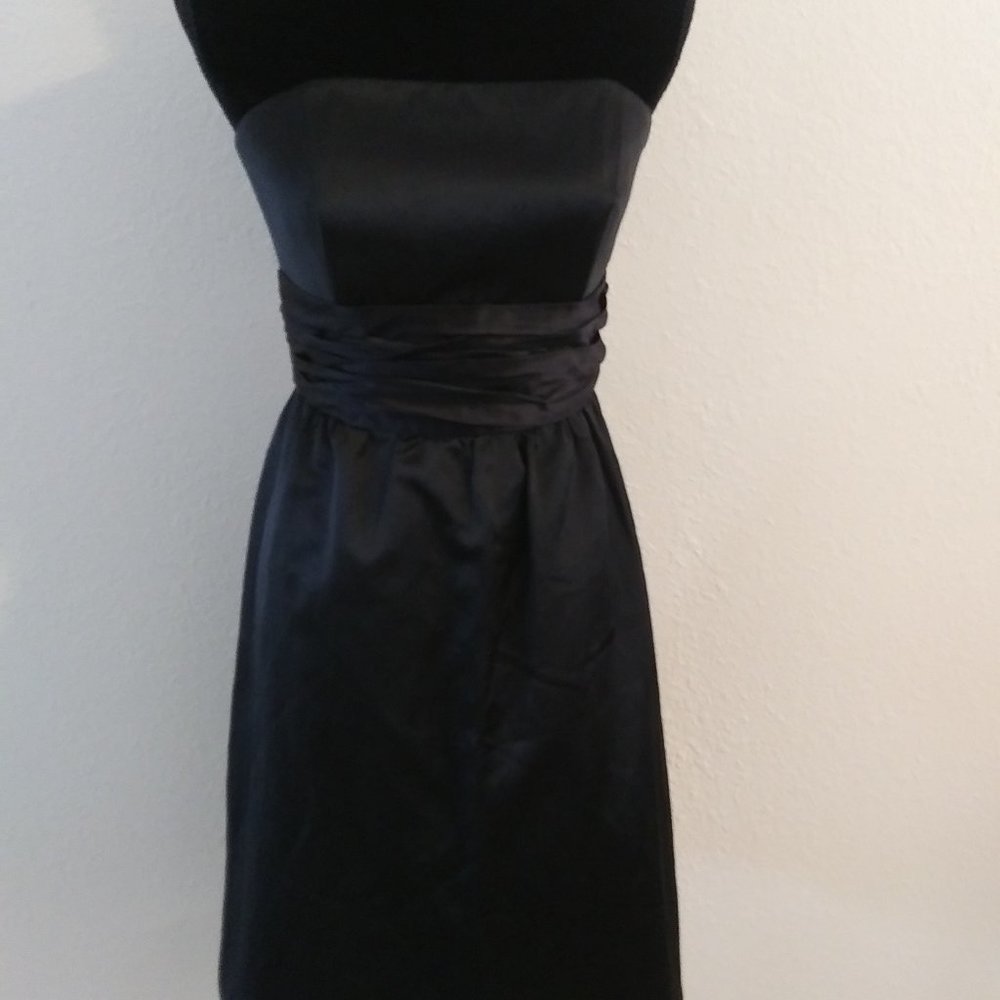 LILI PULITZER   Black Satin  Dress. Size 0